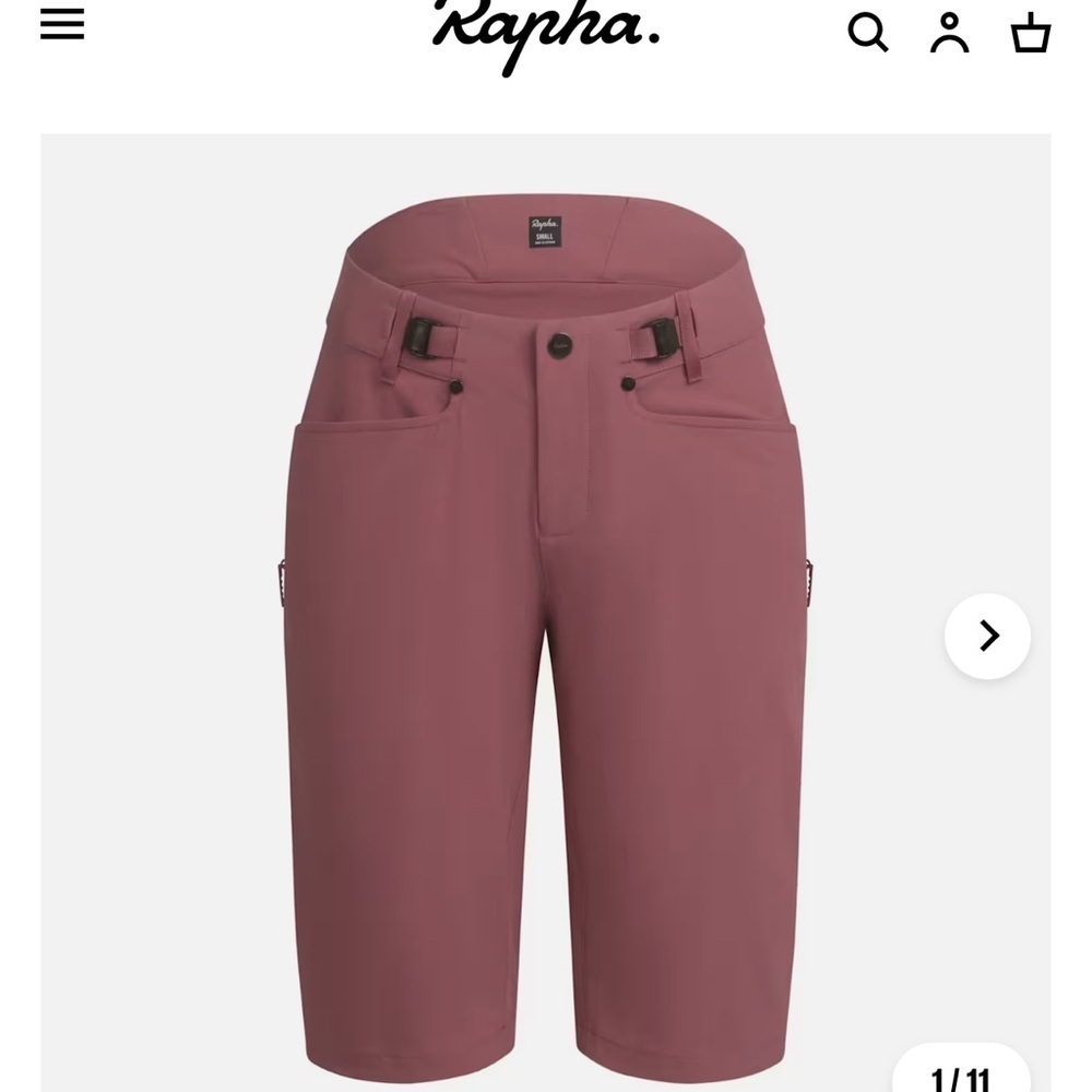 Rapha mountain biking trail shorts cycling shorts women’s large